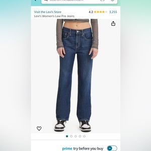 Levi’s low pro jeans